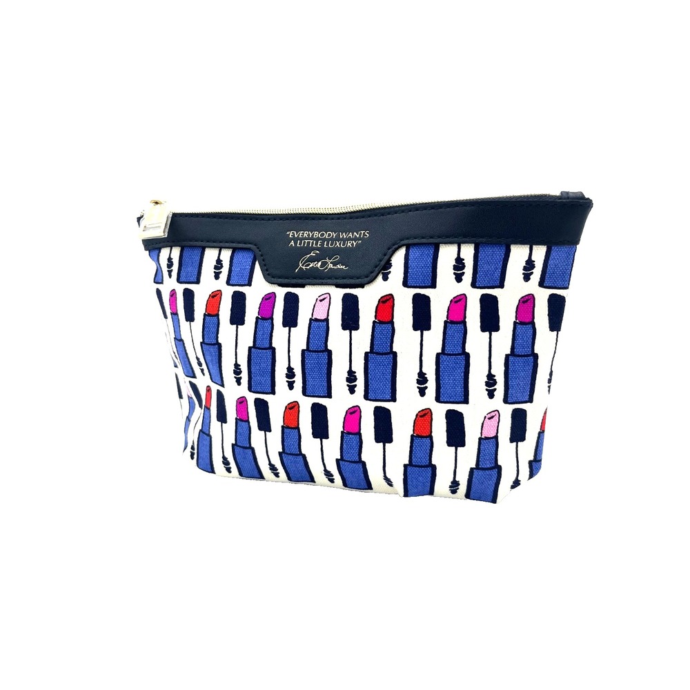 Estee Lauder Print by Kendra Dandy Travel Cosmetic Makeup Bag 9x6x2
